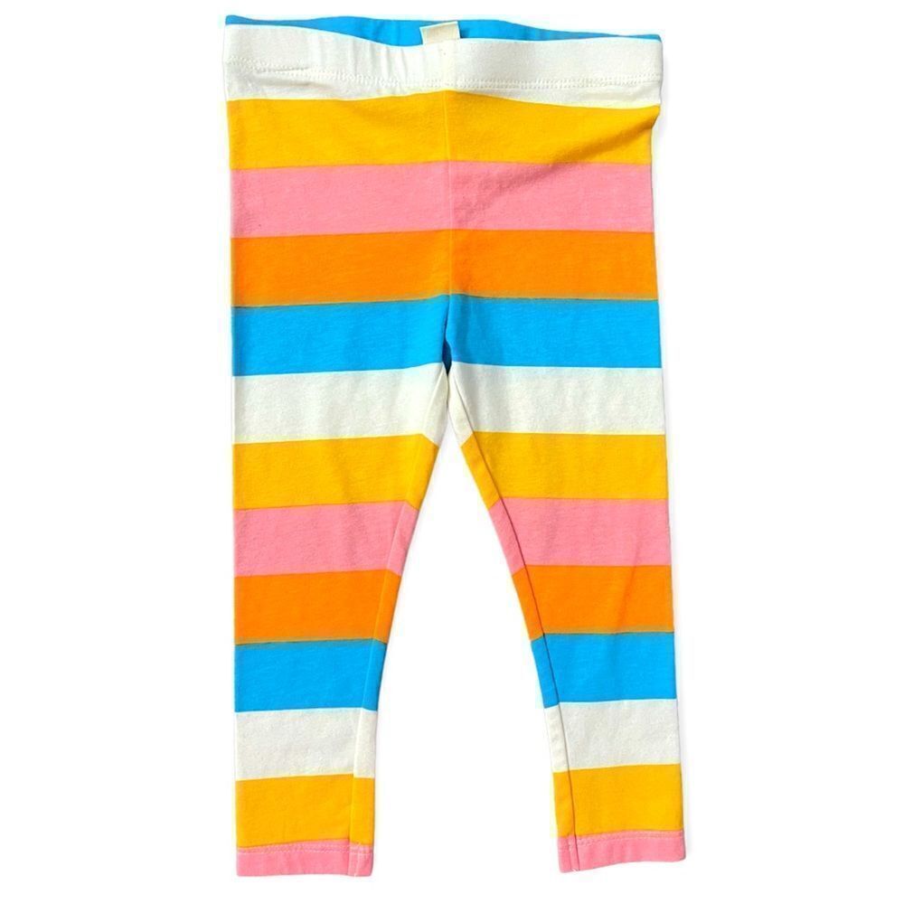 Tucker + Tate Toddler Girl’s Colorful Striped Pull On Leggings 24 Months